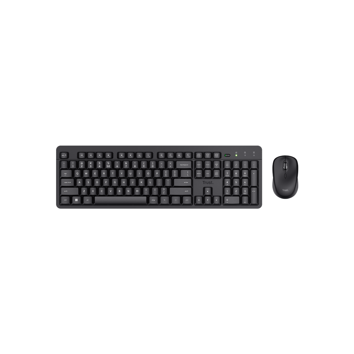 Trust Ody II Wireless Keyboard & Mouse Set (Black)