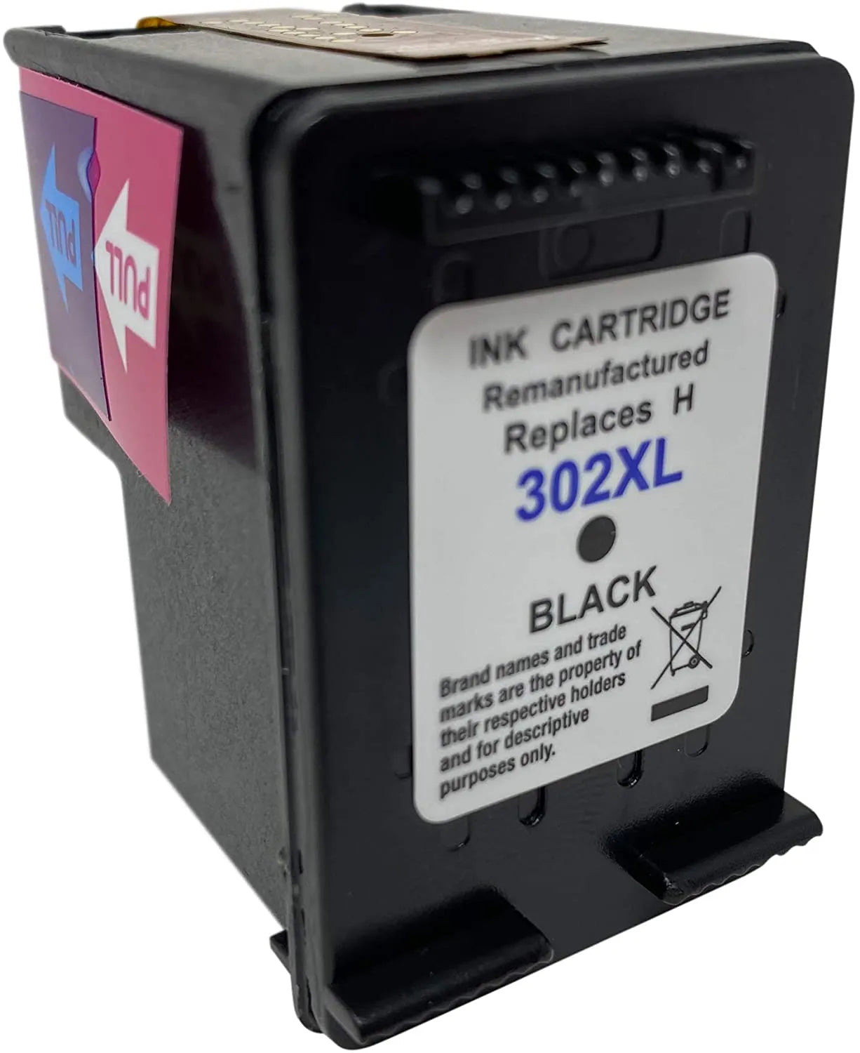 XL Druckerpatrone von Wechselfaul als Ersatz für HP 302XL black-0