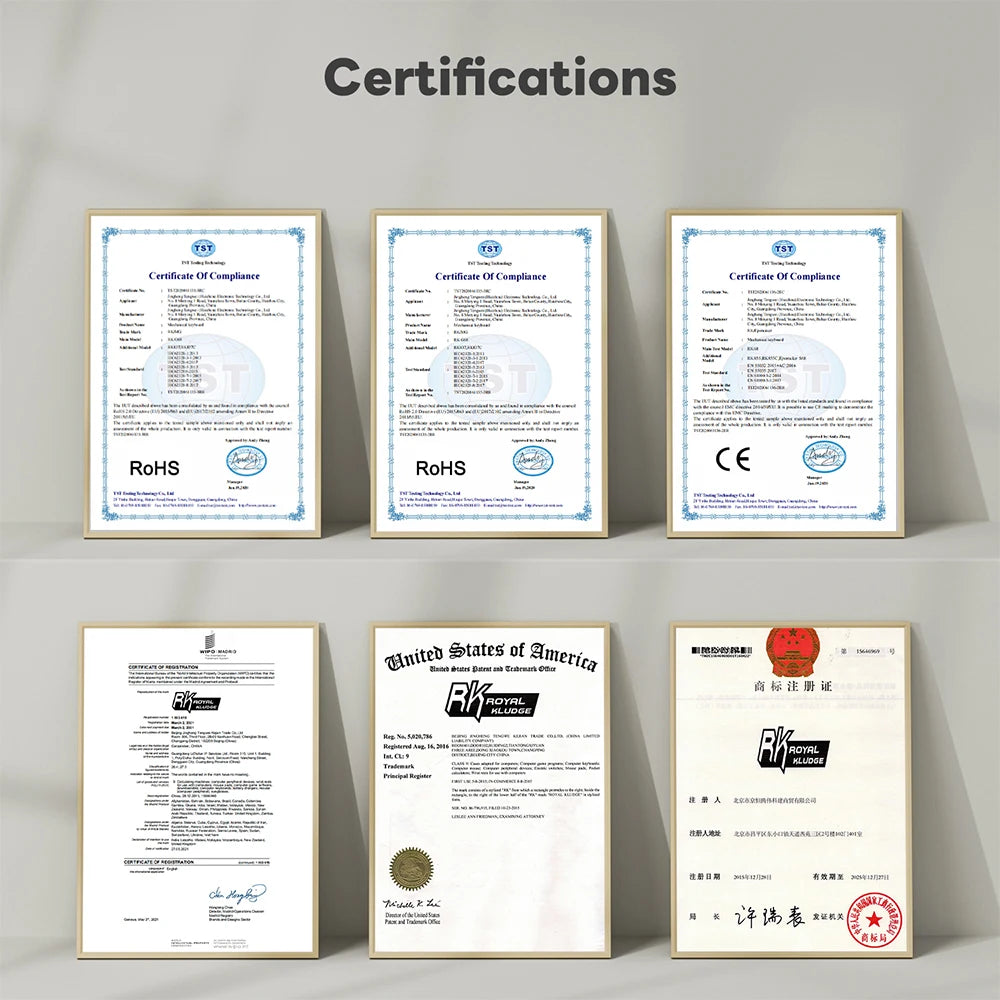 RK ROYAL KLUDGE M75 Gasket Mechanical Keyboard 2.4G Wireless/Bluetooth/USB 75% RGB Hot-Swappable Gaming Keyboard with Display