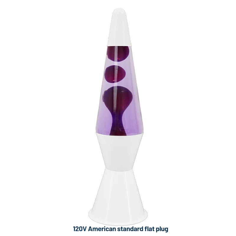 Double horn wax lava lamp, home creative floating lamp, night light, volcanic cone bottle wax lamp, atmospheric onion lamp