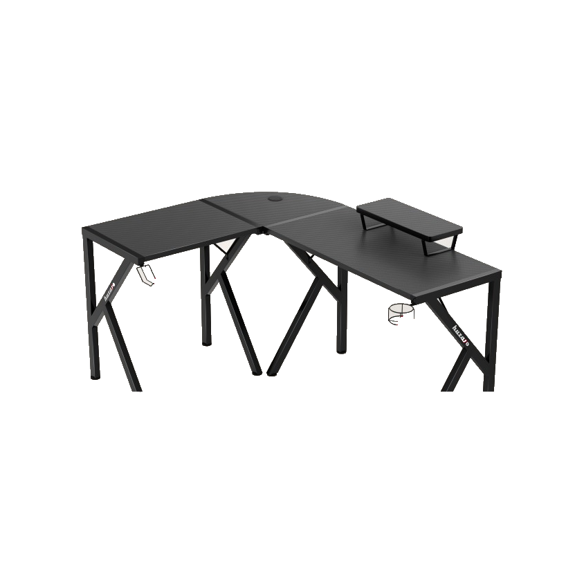 Huzaro Hero 6.3 L-Shaped Gaming Desk (Black)