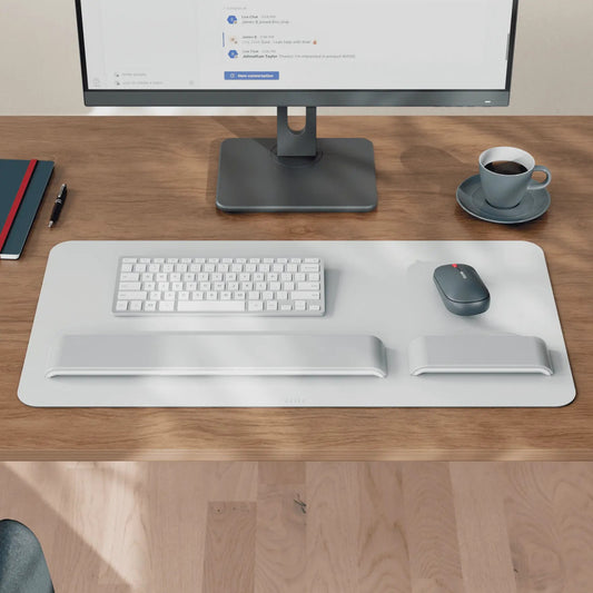 Leitz Recycled-Leather Desk Pad 70x36 cm (Gray)