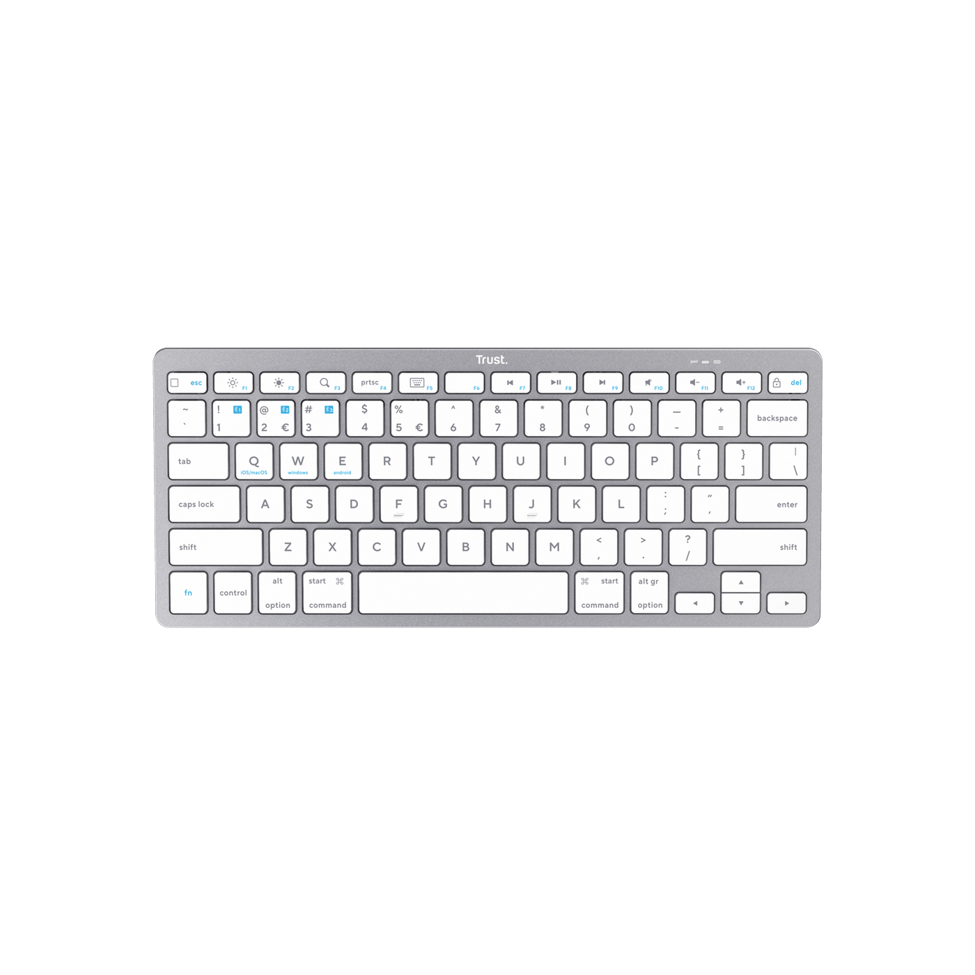 Trust Wireless Bluetooth Keyboard (Grey White)
