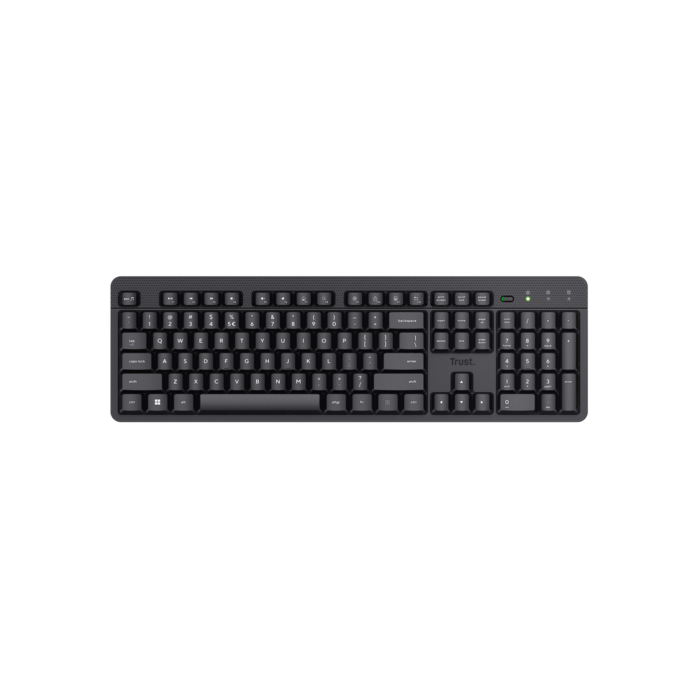 Trust Ody II Silent Wireless Keyboard (Black)
