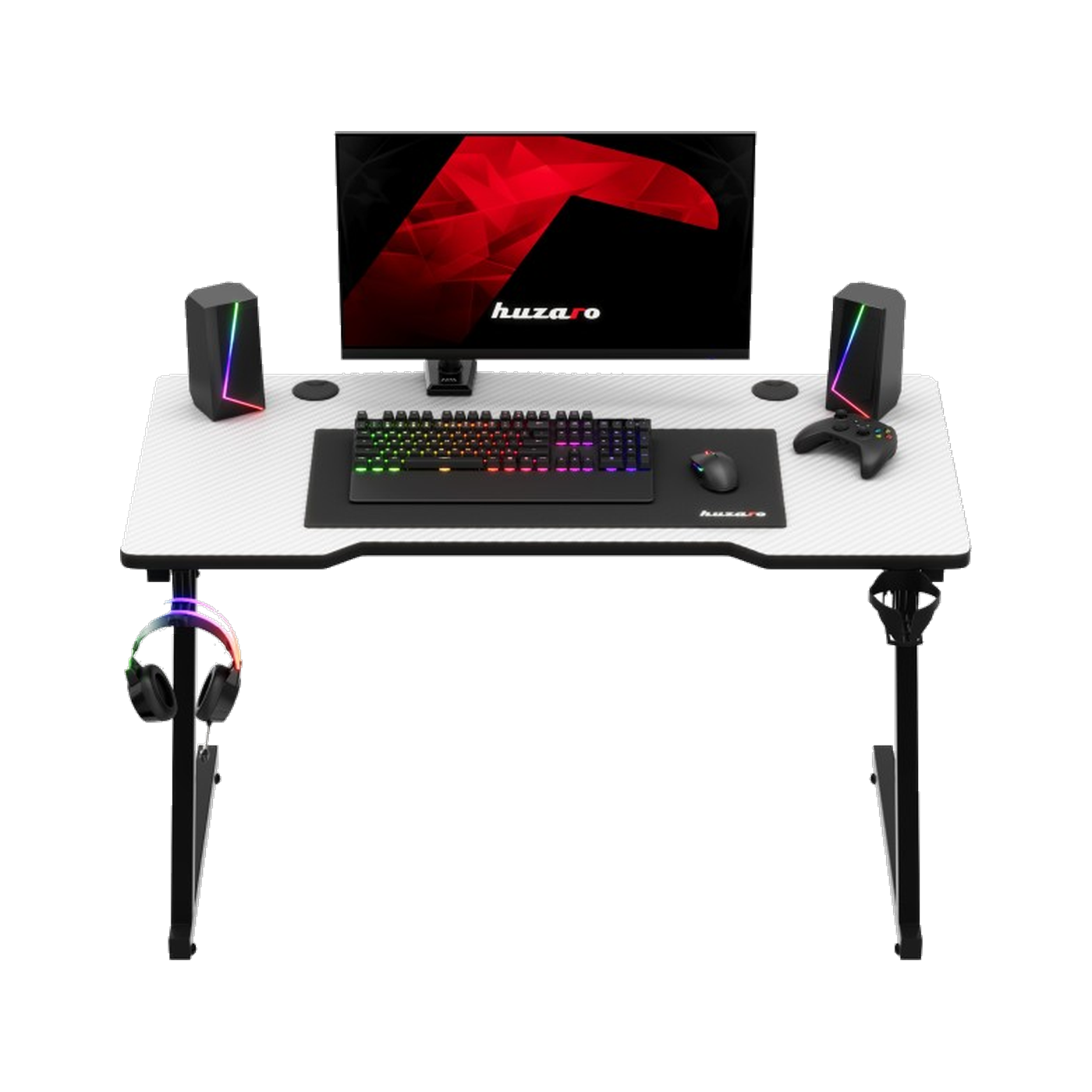Huzaro Hero 2.5 Gaming Desk (White)