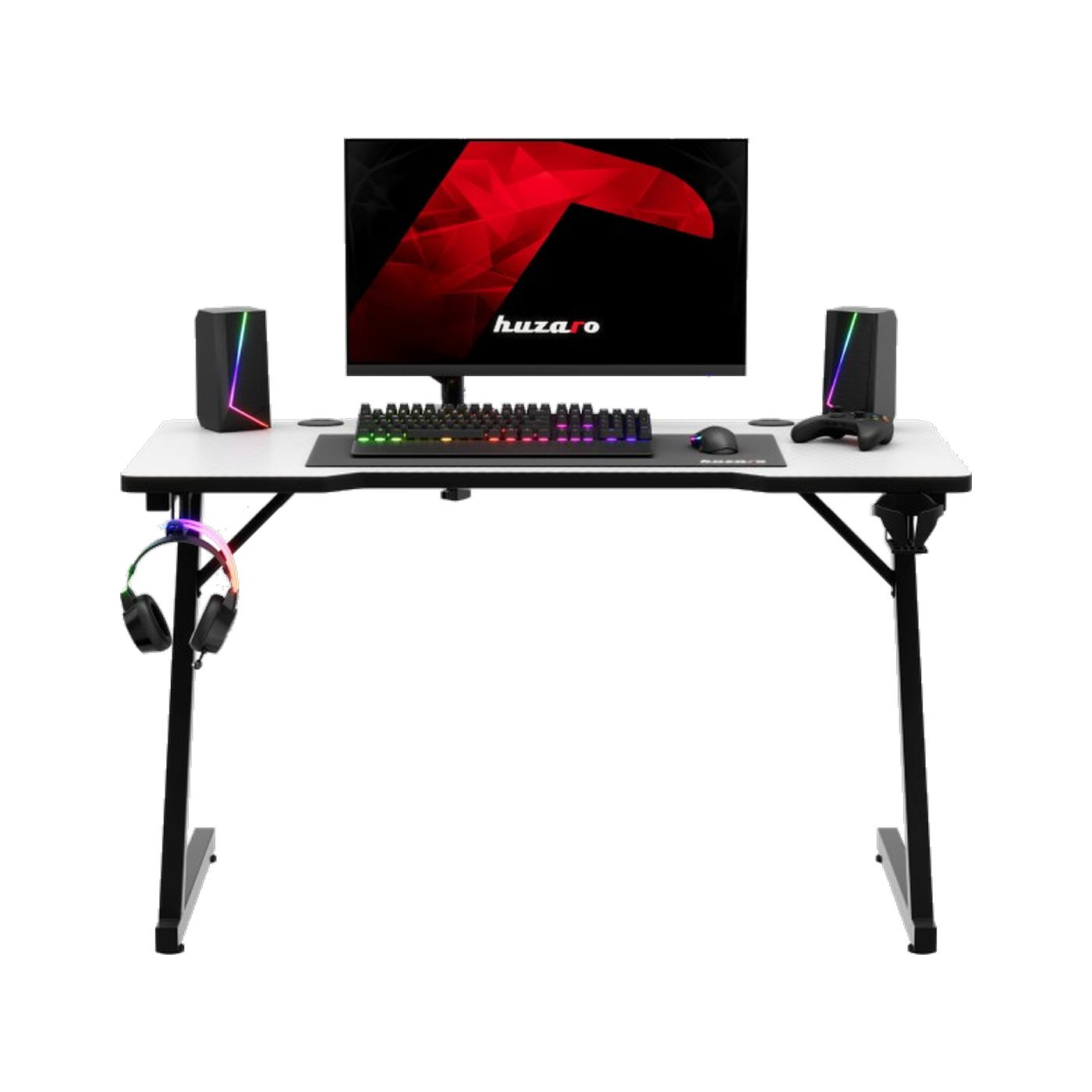 Huzaro Hero 2.5 Gaming Desk (White)