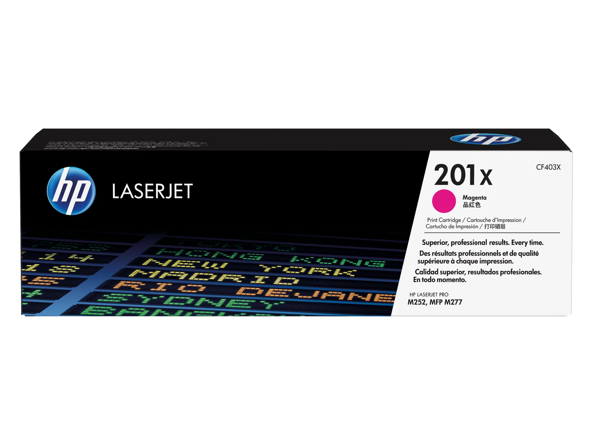 HP 201X (CF403X) Magenta Tonerkartusche – Original HP Toner für Color LaserJet Pro M252/MFP M274n/M277 – 2.300 Seiten-0