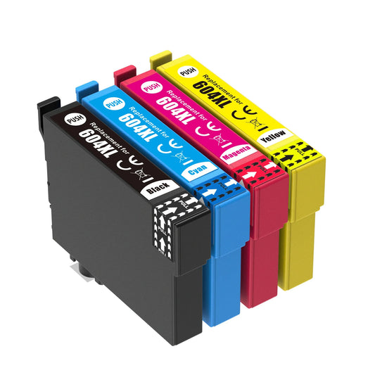 Wechselfaul XXL Druckerpatronen kompatibel zu Epson 604XL – 4er Set – Ersatz für XP-2200, WF-2950 – Extra viel Tinte zum Sparpreis-0
