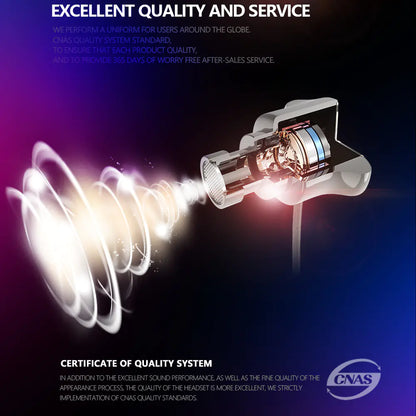 Deep Bass Metallic In-Ear Headphones