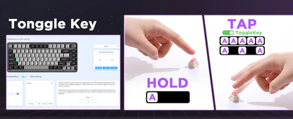 YUNZII RT75 Rapid Trigger Gaming Keyboard, Hyper Fast Magnetic Switch USB Mechanical Keyboards for Gamers, RGB 75% Keyboard