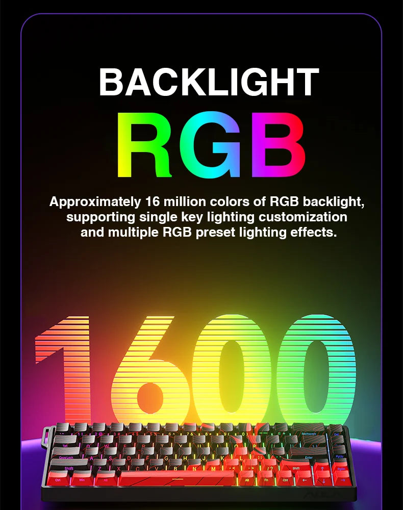 AULA WIN60 WIN68 HE Esports Magnetic Switch Keyboard Rapid Trigger 8K Return RGB Hotswap 60% 68% Custom Game Keyboard