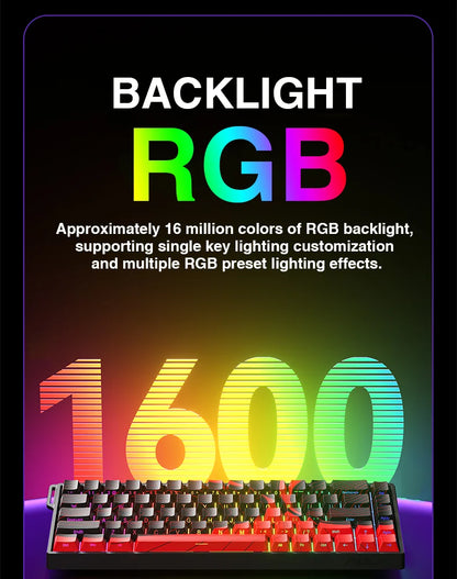 AULA WIN60 WIN68 HE Esports Magnetic Switch Keyboard Rapid Trigger 8K Return RGB Hotswap 60% 68% Custom Game Keyboard