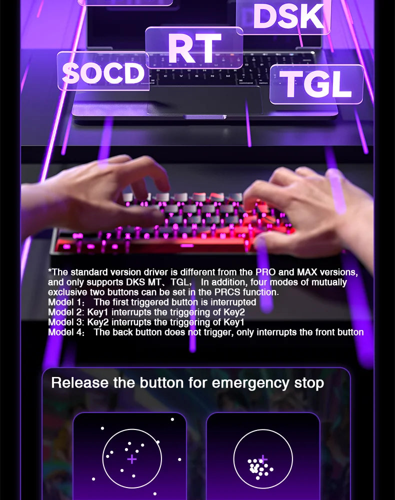 AULA WIN60 WIN68 HE Esports Magnetic Switch Keyboard Rapid Trigger 8K Return RGB Hotswap 60% 68% Custom Game Keyboard