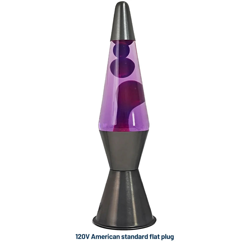 Double horn wax lava lamp, home creative floating lamp, night light, volcanic cone bottle wax lamp, atmospheric onion lamp