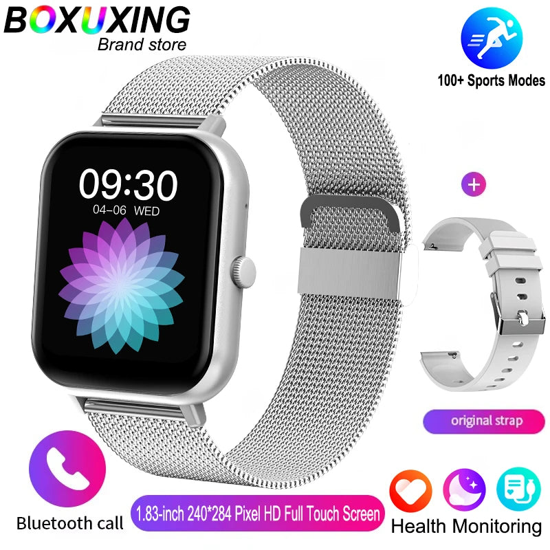 2025 New Sports Smart Watch Men HD Bluetooth Call Fitness Tracker Heart Rate IP68 Waterproof Smart Watch Men Women IOS Android
