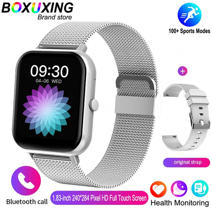 2025 New Sports Smart Watch Men HD Bluetooth Call Fitness Tracker Heart Rate IP68 Waterproof Smart Watch Men Women IOS Android