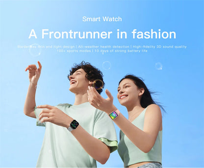 2025 New Sports Smart Watch Men HD Bluetooth Call Fitness Tracker Heart Rate IP68 Waterproof Smart Watch Men Women IOS Android