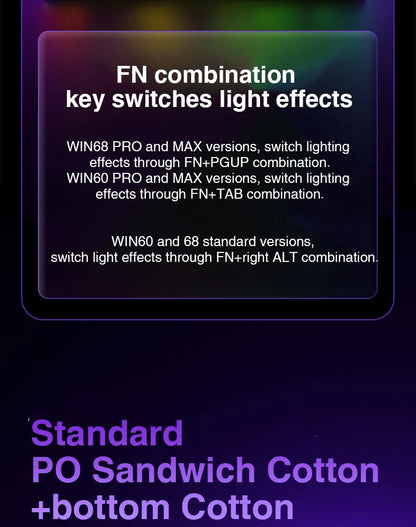 AULA WIN60 WIN68 HE Esports Magnetic Switch Keyboard Rapid Trigger 8K Return RGB Hotswap 60% 68% Custom Game Keyboard