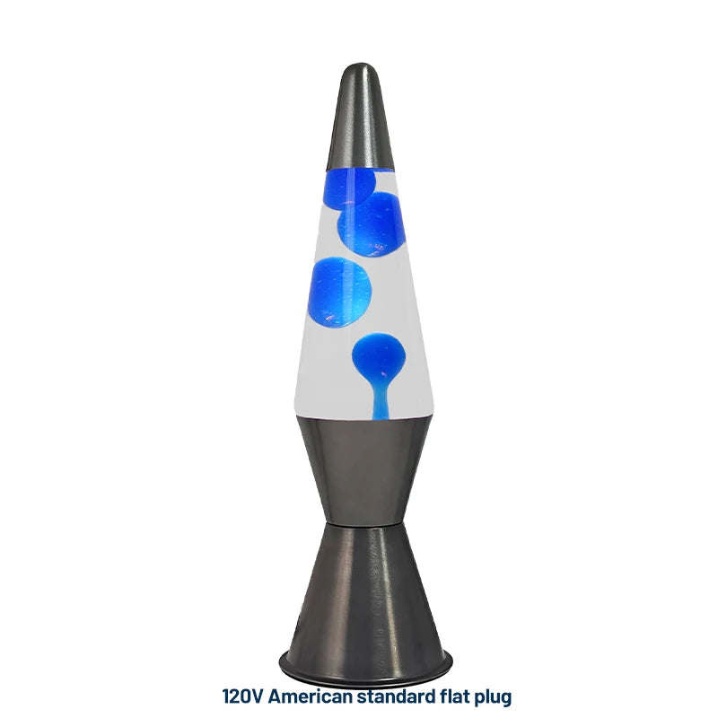 Double horn wax lava lamp, home creative floating lamp, night light, volcanic cone bottle wax lamp, atmospheric onion lamp