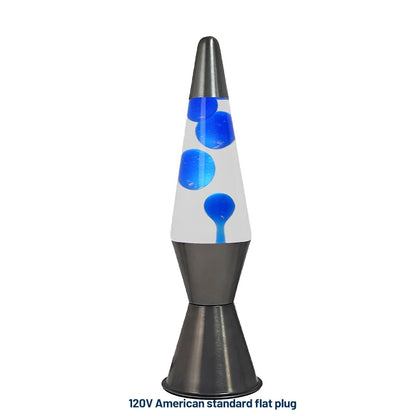 Double horn wax lava lamp, home creative floating lamp, night light, volcanic cone bottle wax lamp, atmospheric onion lamp