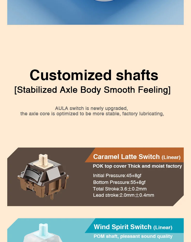 AULA F108pro Wireless Bluetooth Keyboard Macro Gaming keyboard Gasket Hot-swap Full Size Keyboard with TFT Smart Display