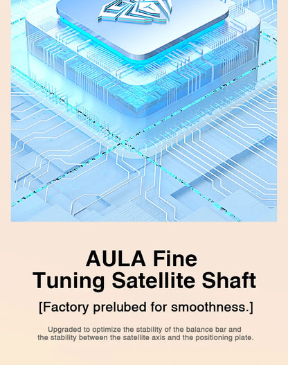 AULA F108pro Wireless Bluetooth Keyboard Macro Gaming keyboard Gasket Hot-swap Full Size Keyboard with TFT Smart Display