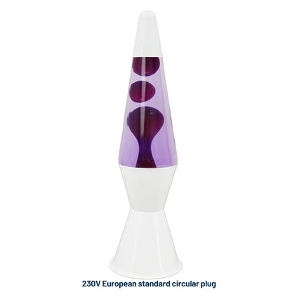 Double horn wax lava lamp, home creative floating lamp, night light, volcanic cone bottle wax lamp, atmospheric onion lamp