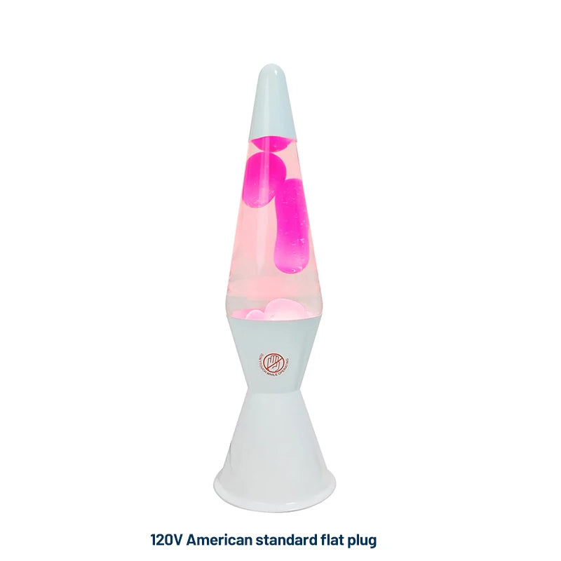 Double horn wax lava lamp, home creative floating lamp, night light, volcanic cone bottle wax lamp, atmospheric onion lamp