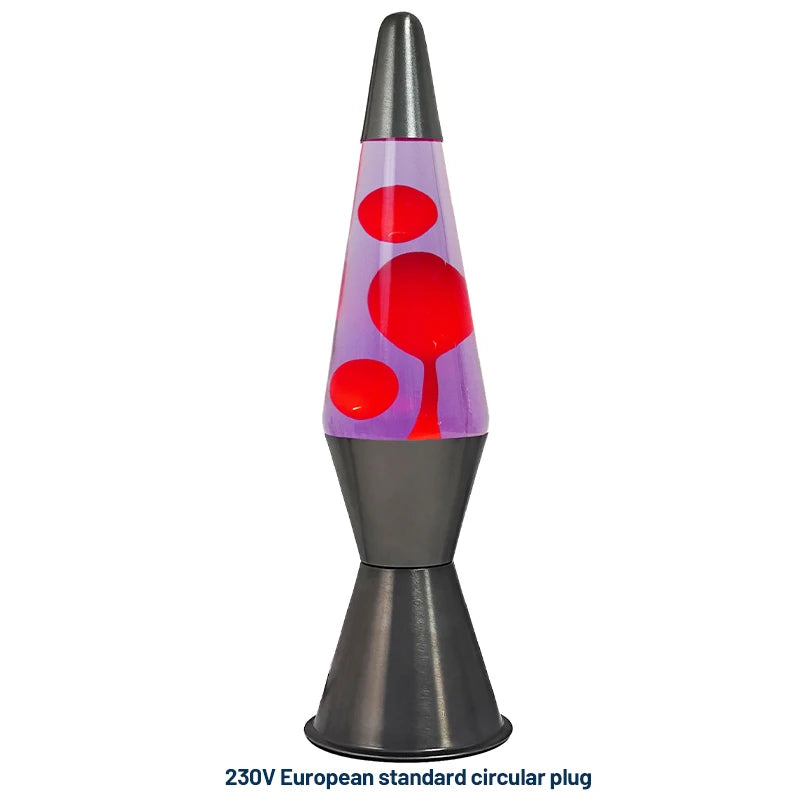 Double horn wax lava lamp, home creative floating lamp, night light, volcanic cone bottle wax lamp, atmospheric onion lamp