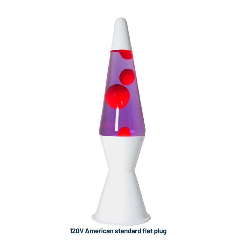 Double horn wax lava lamp, home creative floating lamp, night light, volcanic cone bottle wax lamp, atmospheric onion lamp