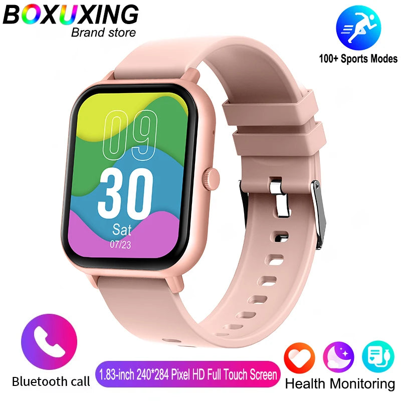 2025 New Sports Smart Watch Men HD Bluetooth Call Fitness Tracker Heart Rate IP68 Waterproof Smart Watch Men Women IOS Android