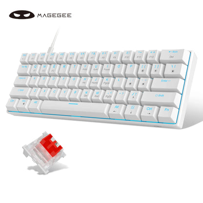 MageGee MK-Star61 Mini 60% Mechanical Keyboard 61 Keys Wired LED Backlit Compact Gaming Keyboard for Laptop, Desktop, PC, Tablet