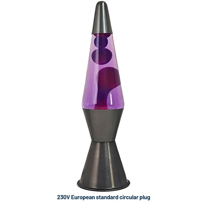 Double horn wax lava lamp, home creative floating lamp, night light, volcanic cone bottle wax lamp, atmospheric onion lamp