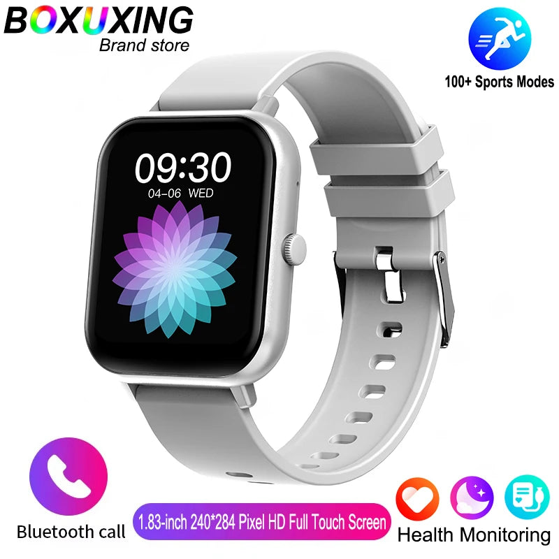 2025 New Sports Smart Watch Men HD Bluetooth Call Fitness Tracker Heart Rate IP68 Waterproof Smart Watch Men Women IOS Android