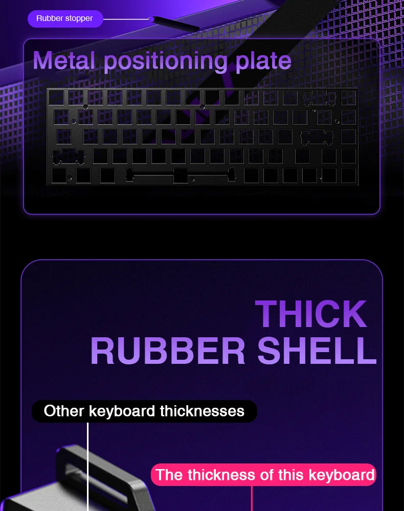 AULA WIN60 WIN68 HE Esports Magnetic Switch Keyboard Rapid Trigger 8K Return RGB Hotswap 60% 68% Custom Game Keyboard