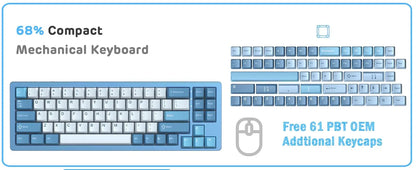 ATTACK SHARK M71 75% TKL Aluminum CNC Wireless Mechanical Keyboard, Hot-swap, RGB NKRO Gaming Custom Gasket Keyboard,4600mAh