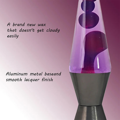 Double horn wax lava lamp, home creative floating lamp, night light, volcanic cone bottle wax lamp, atmospheric onion lamp