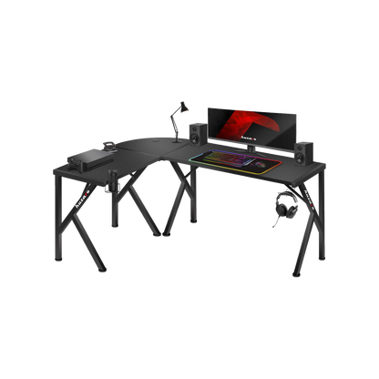 Huzaro Hero 6.3 L-Shaped Gaming Desk (Black)