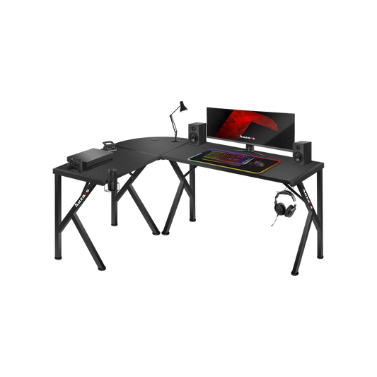 Huzaro Hero 6.3 L-Shaped Gaming Desk (Black)