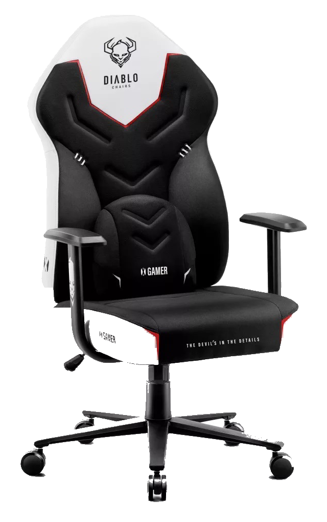 Diablo X-Gamer 2.0 Gaming Chair (Black/White)