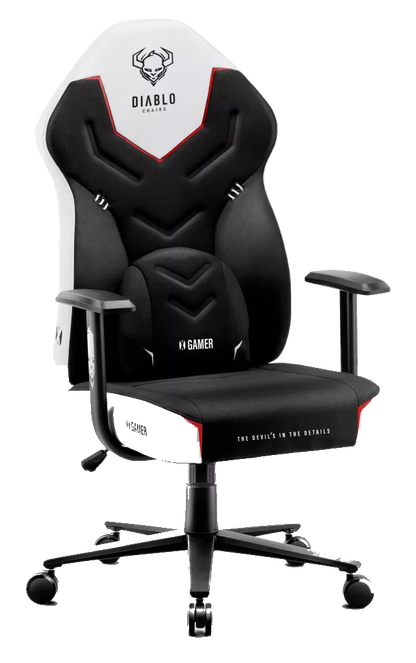 Diablo X-Gamer 2.0 Gaming Chair (Black/White)