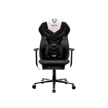 Diablo X-Gamer 2.0 Gaming Chair (Black/White)