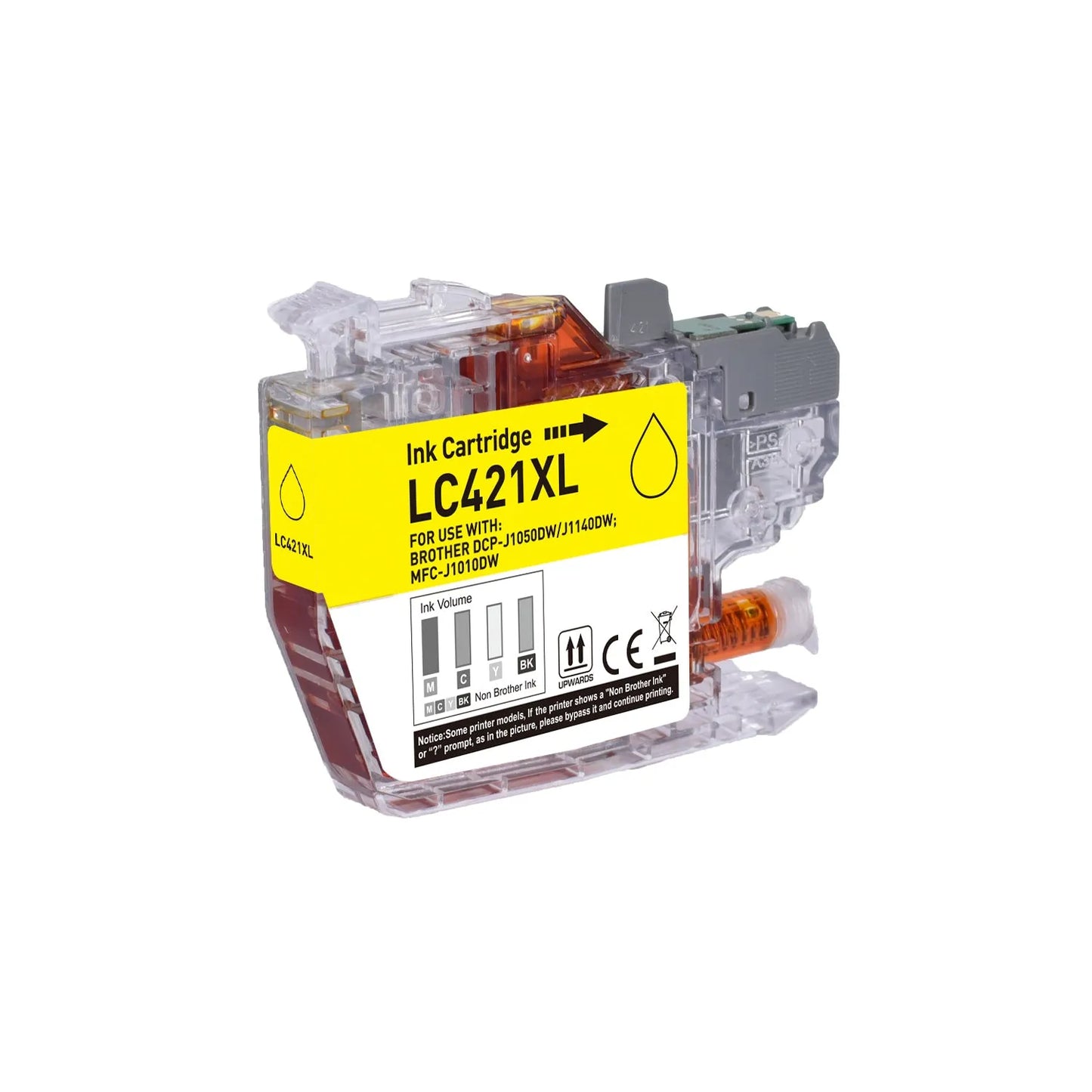Wechselfaul Patronen kompatibel mit Brother LC-421XL – 4er Set Schwarz & Farbe-4