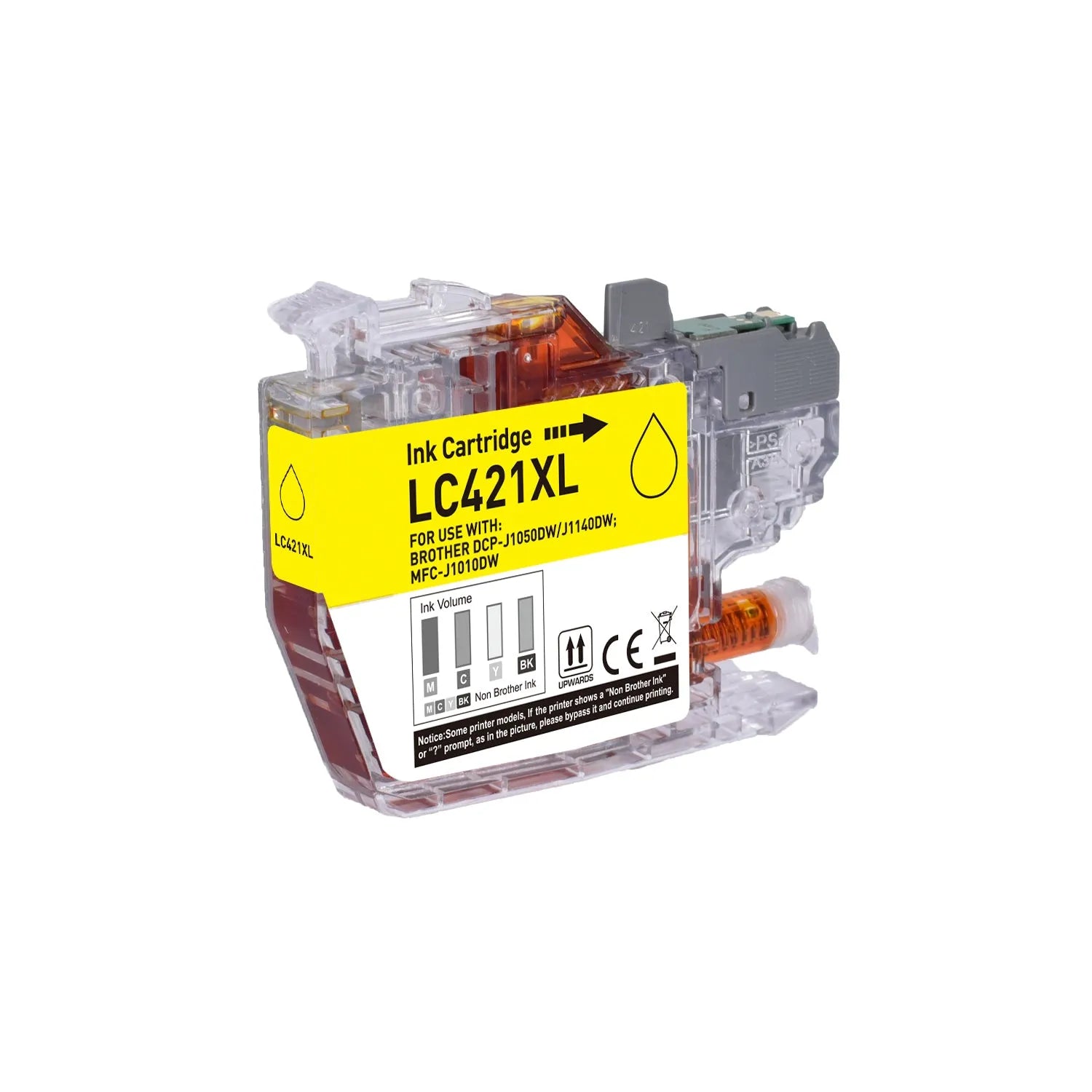 Wechselfaul Patronen kompatibel mit Brother LC-421XL – 4er Set Schwarz & Farbe-4