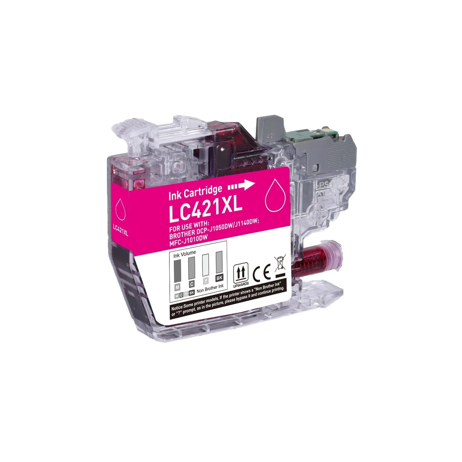 Wechselfaul Patronen kompatibel mit Brother LC-421XL – 4er Set Schwarz & Farbe-3