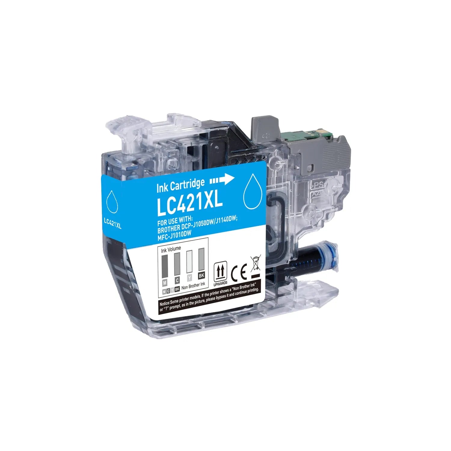 Wechselfaul Patronen kompatibel mit Brother LC-421XL – 4er Set Schwarz & Farbe-1