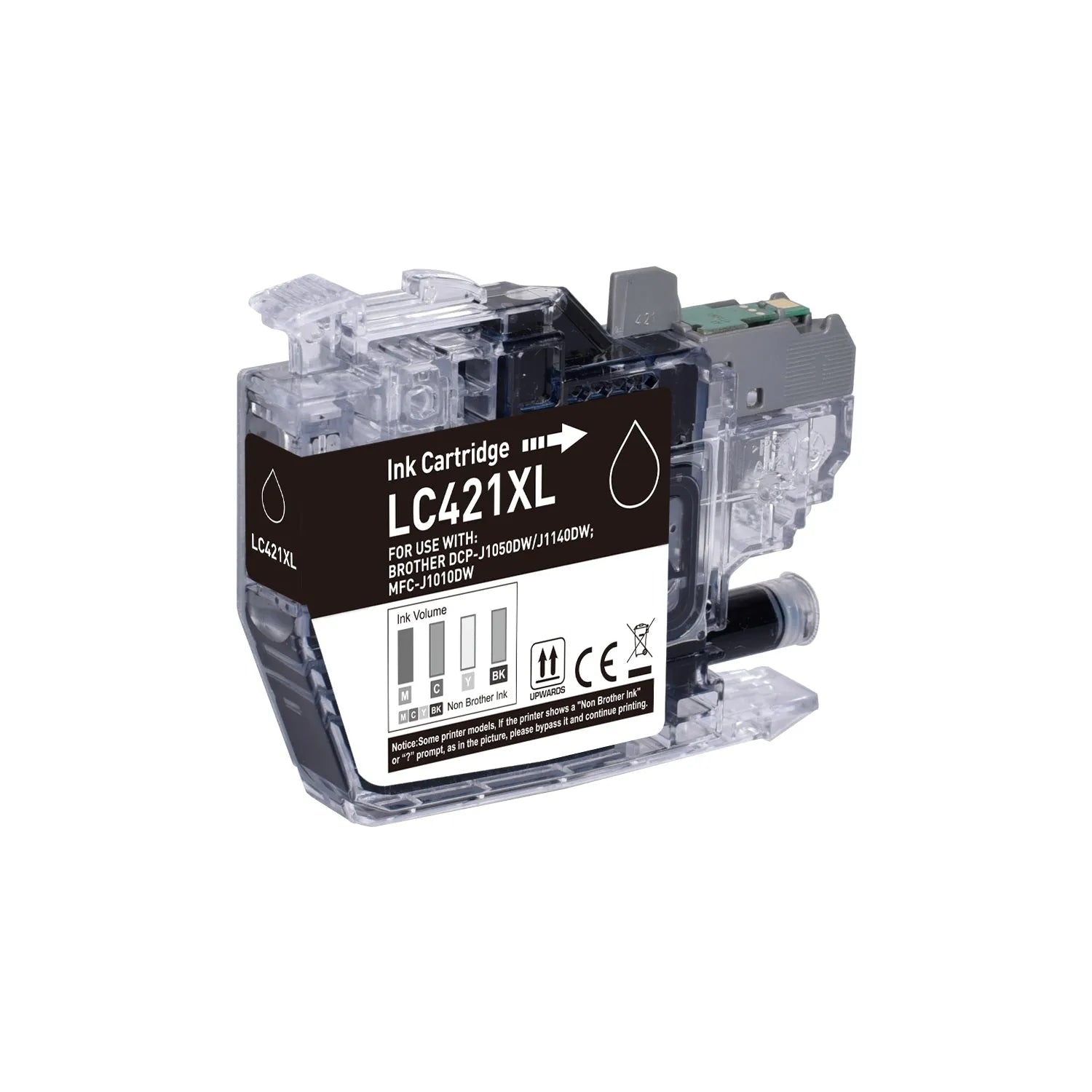 Wechselfaul Patronen kompatibel mit Brother LC-421XL – 4er Set Schwarz & Farbe-2