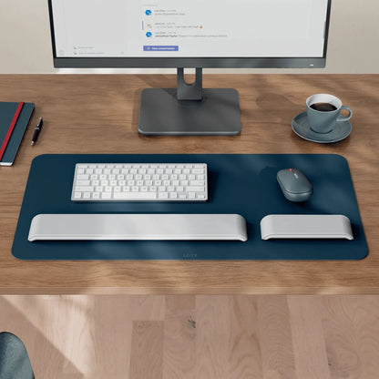 Leitz Recycled-Leather Desk Pad 70x36 cm (Dark Gray)