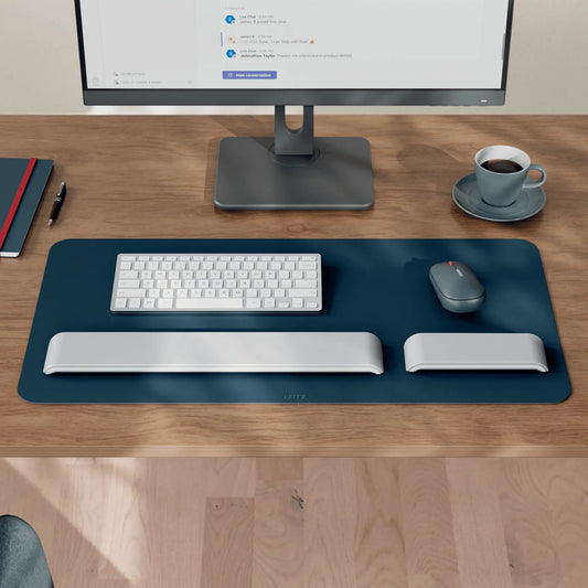 Leitz Recycled-Leather Desk Pad 70x36 cm (Dark Gray)