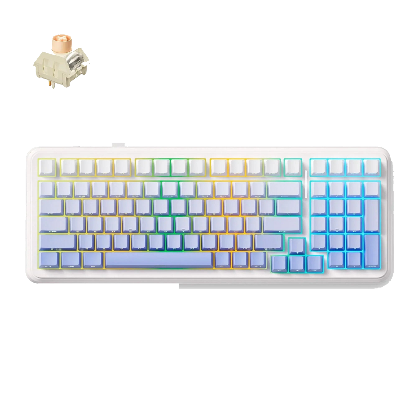 MCHOSE K99 V2 Wireless Mechanical Keyboard (Glacie)